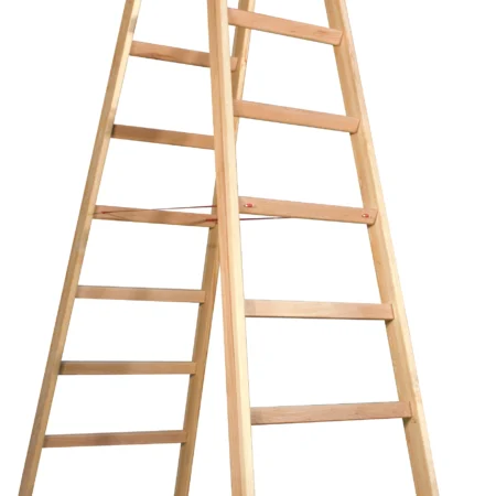 Pro Wooden Step Ladder – Laminated Wood