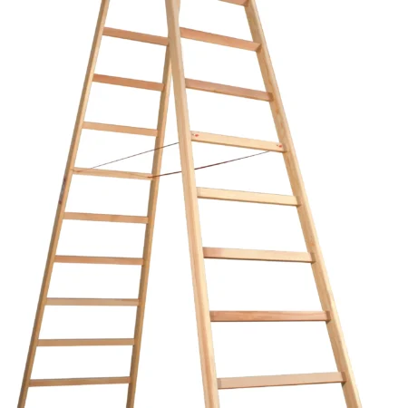Pro Wooden Step Ladder – Laminated Wood