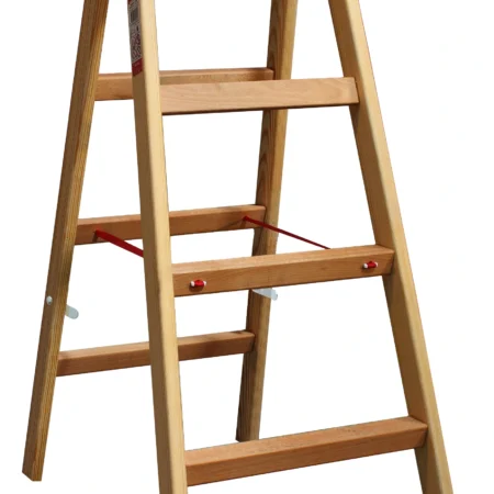 Pro Wooden Step Ladder – Laminated Wood
