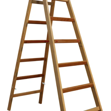 Pro Wooden Step Ladder – Laminated Wood
